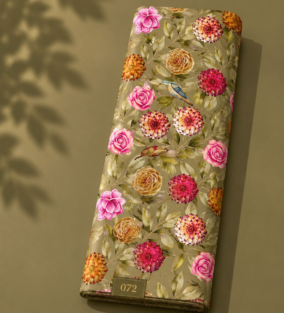 LAI-0072_1.jpeg Petal flower style with pink,green colors - Image 1