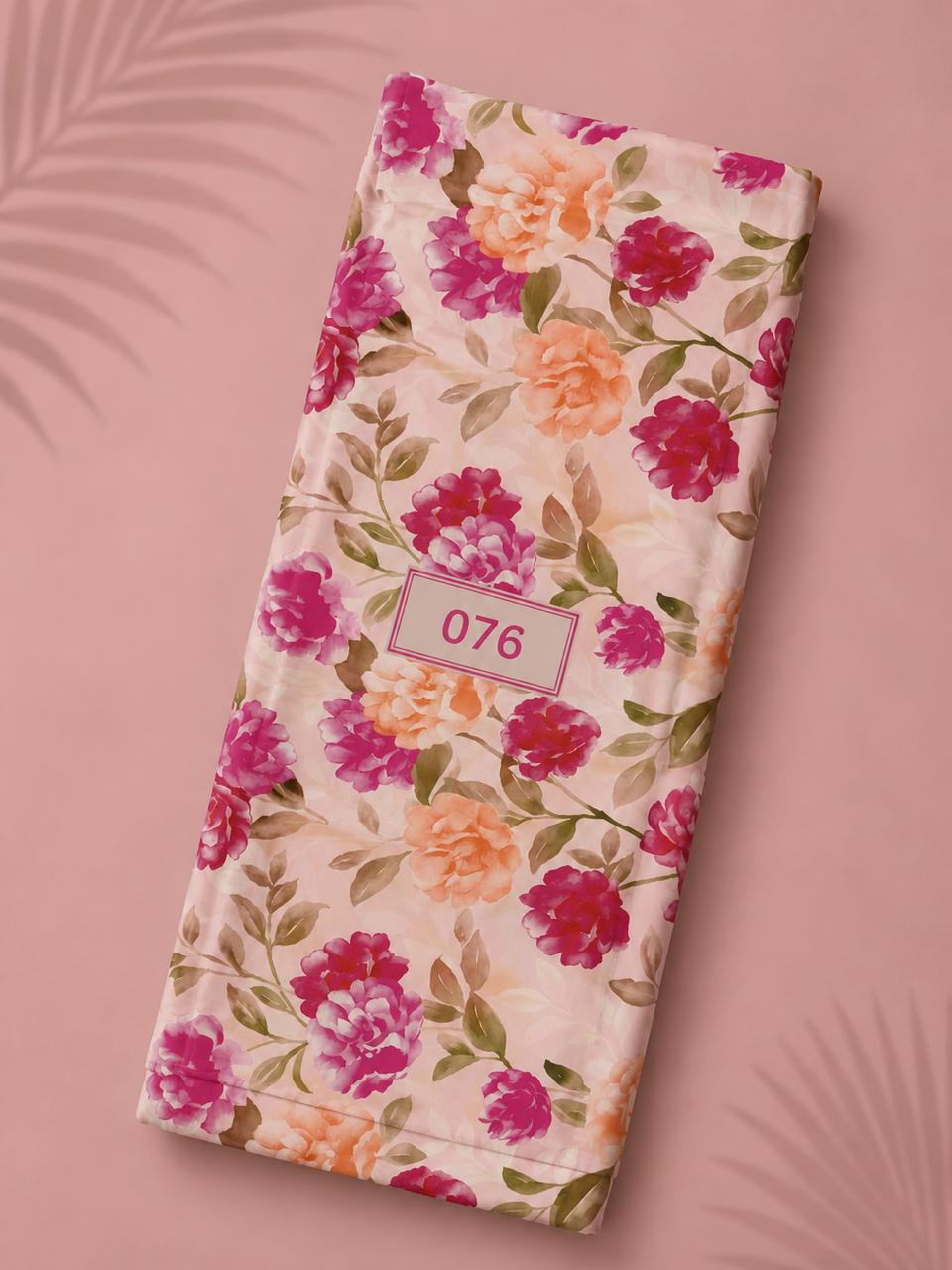 LAI-0076_1-2.jpeg Petal flower style with pink,green colors - Image 1