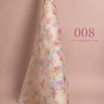Petal flower style with pink,yellow colors