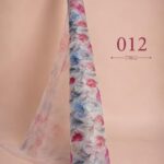Petal flower style with pink,blue colors