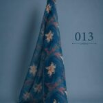 Petal flower style with blue,white colors