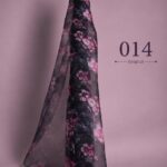 Petal flower style with pink,black colors