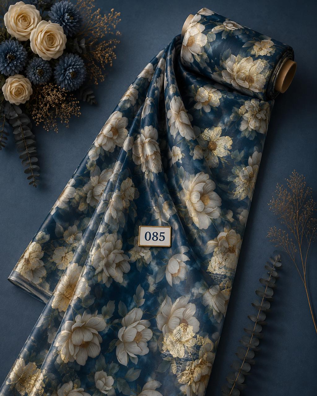 LAI-085_1-1.jpeg Petal flower style with blue,white colors - Image 1