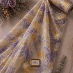 Flower nature style with purple,yellow colors