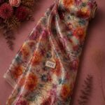 Bloom flower style with pink,orange colors