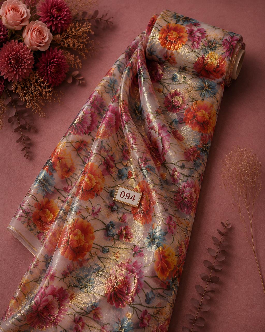 LAI-094_1-1.jpeg Bloom flower style with pink,orange colors - Image 1
