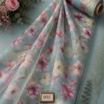 Petal flower style with pink,green colors