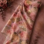 Petal flower style with pink,green colors