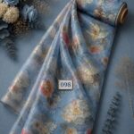 Petal flower style with blue,pink colors