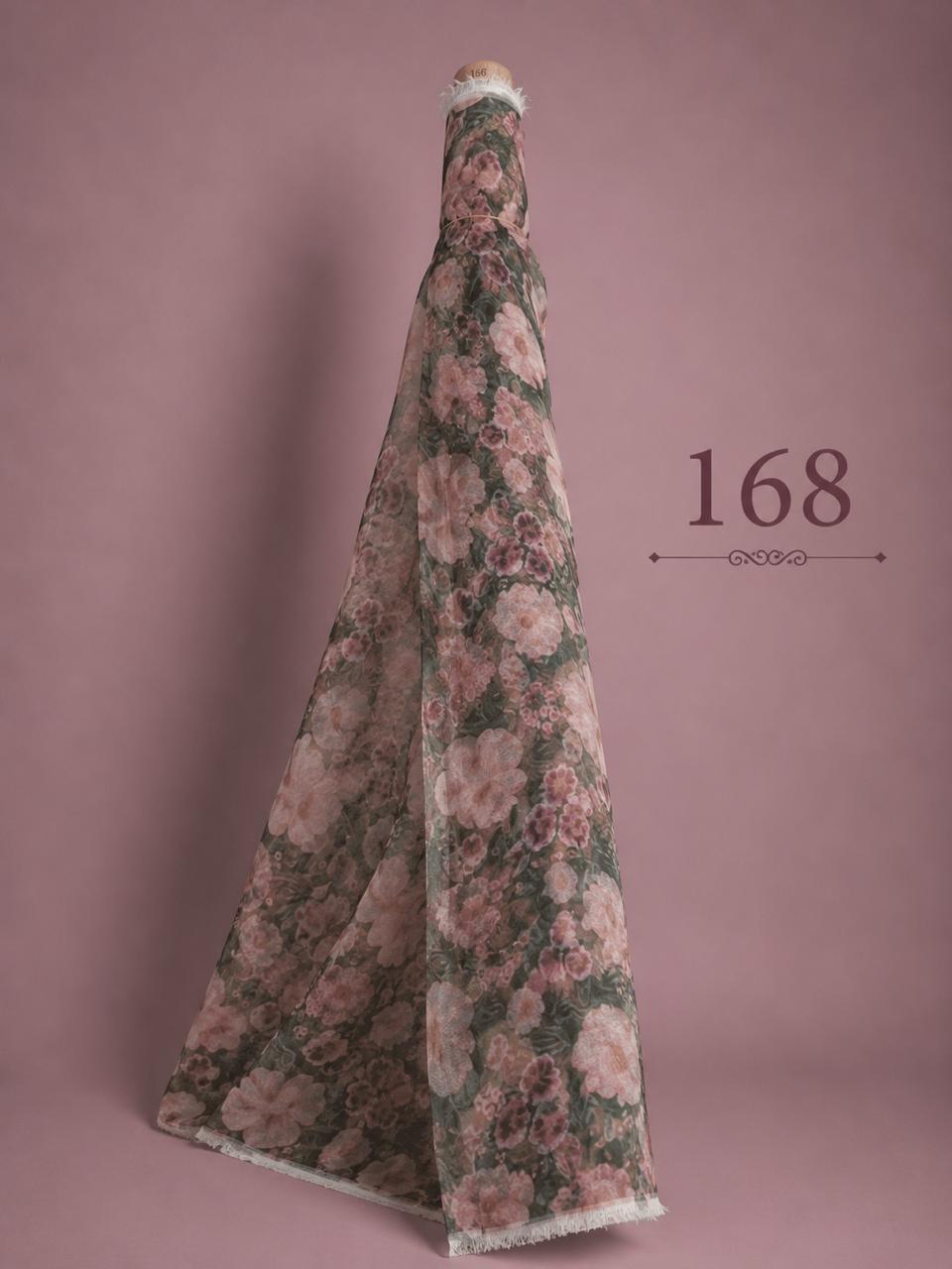 LAI-168_1-1.jpeg Petal flower style with pink,green colors - Image 1