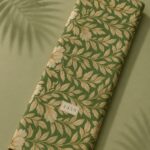 Leaf flower style with green,yellow colors
