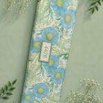 Petal flower style with blue,green colors