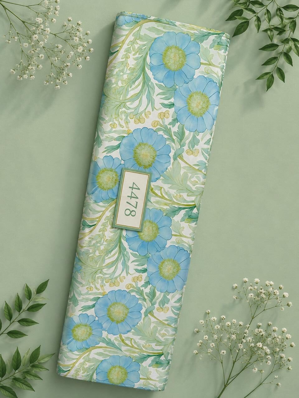 LAI-4478_1-2.jpeg Petal flower style with blue,green colors - Image 1