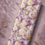 Petal flower style with purple,yellow colors