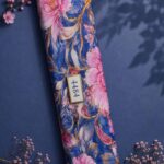 Branch flower style with pink,blue colors