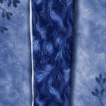 Fabric abstract style with blue colors