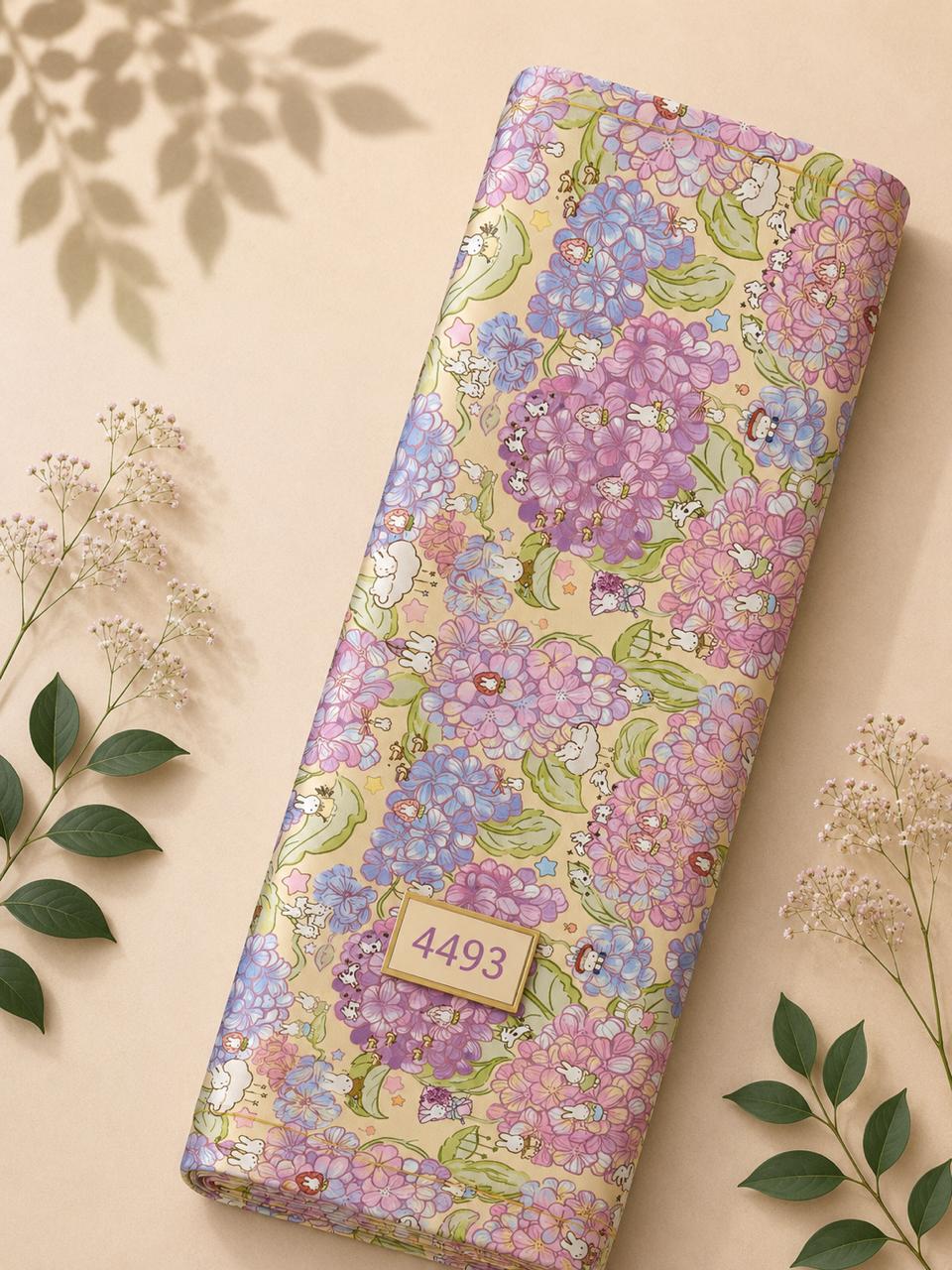 LAI-4493_1-2.jpeg Petal flower style with pink,green colors - Image 1
