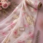Petal flower style with pink,green colors