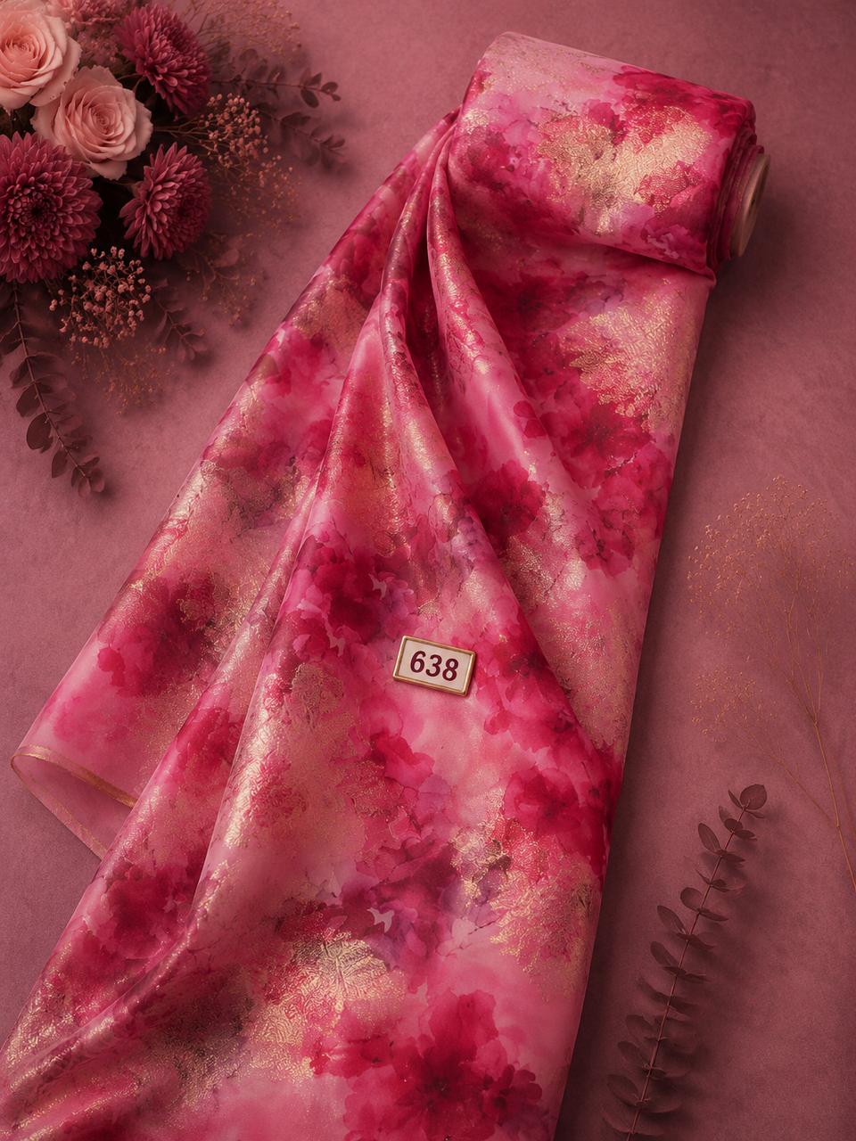 LAI-638_1-1.jpeg Rose flower style with pink, red colors - Image 1