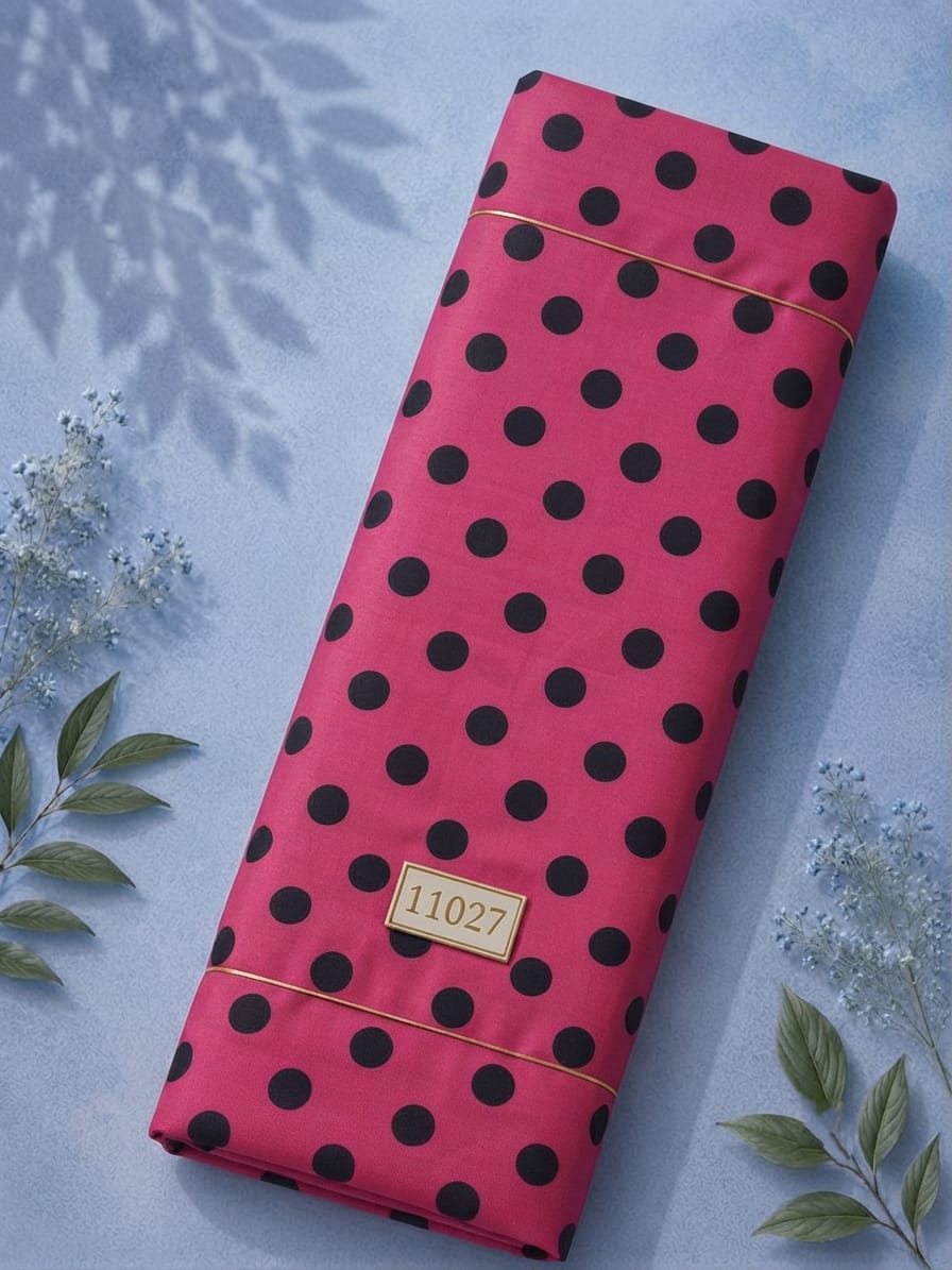 LAI-11027-1.jpeg Polka others style with pink, black colors - Image 1